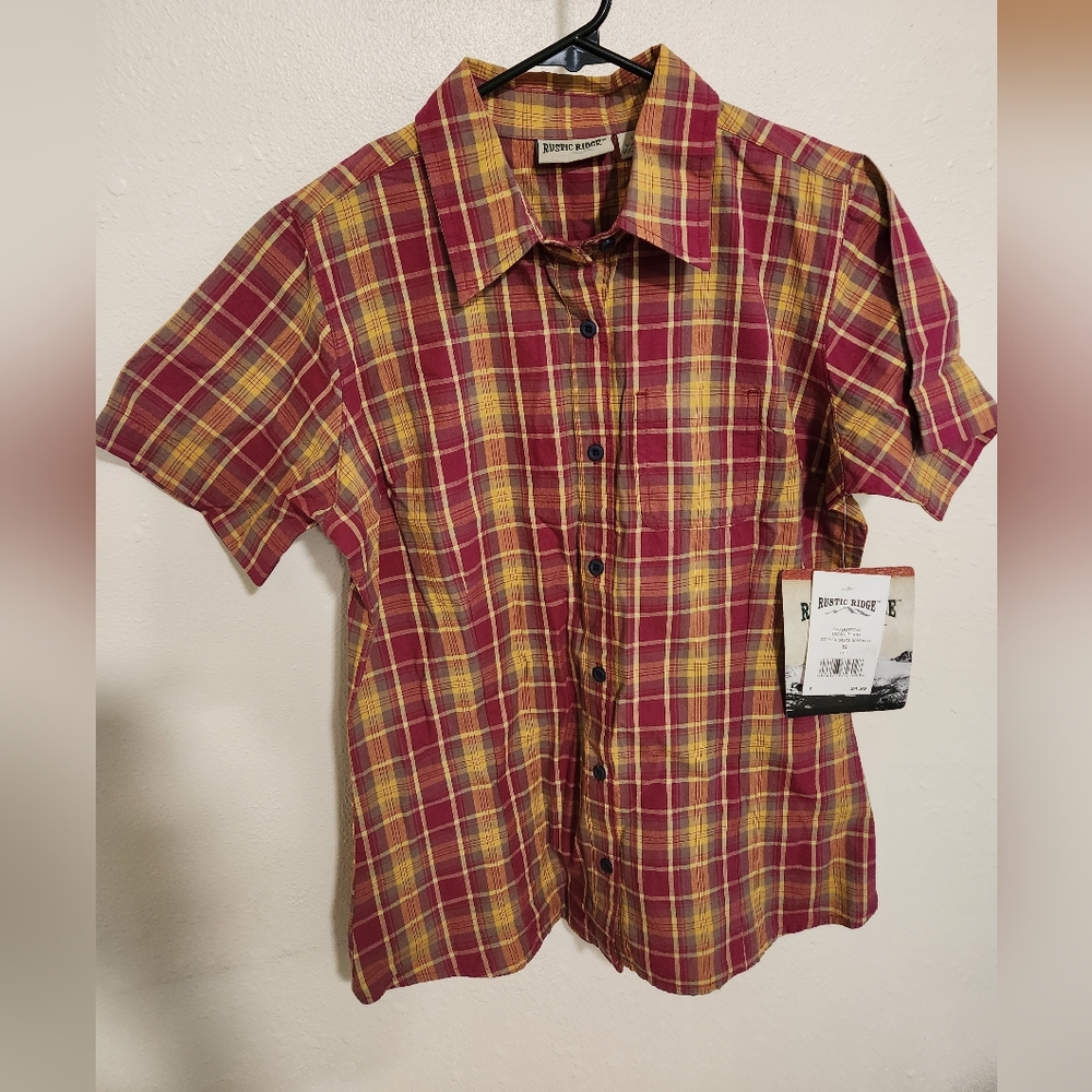 Mens Rustic Ridge Button Down Shirt. Sz Small.
